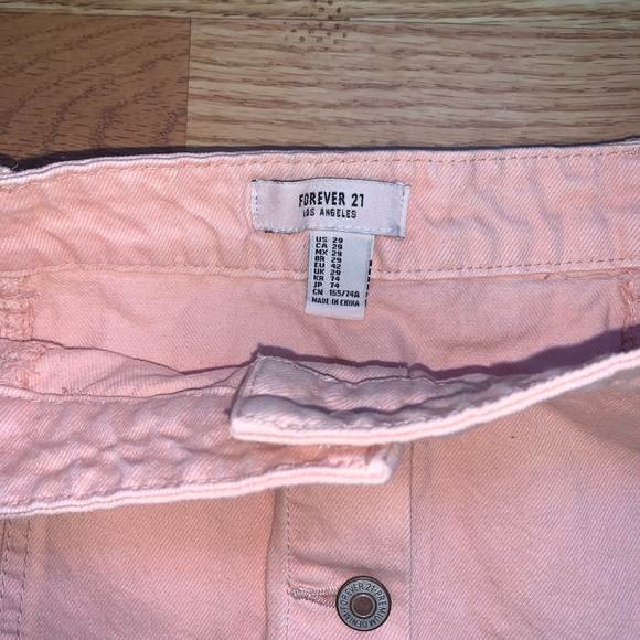 Pink Denim Skirt - Picture 3 of 4